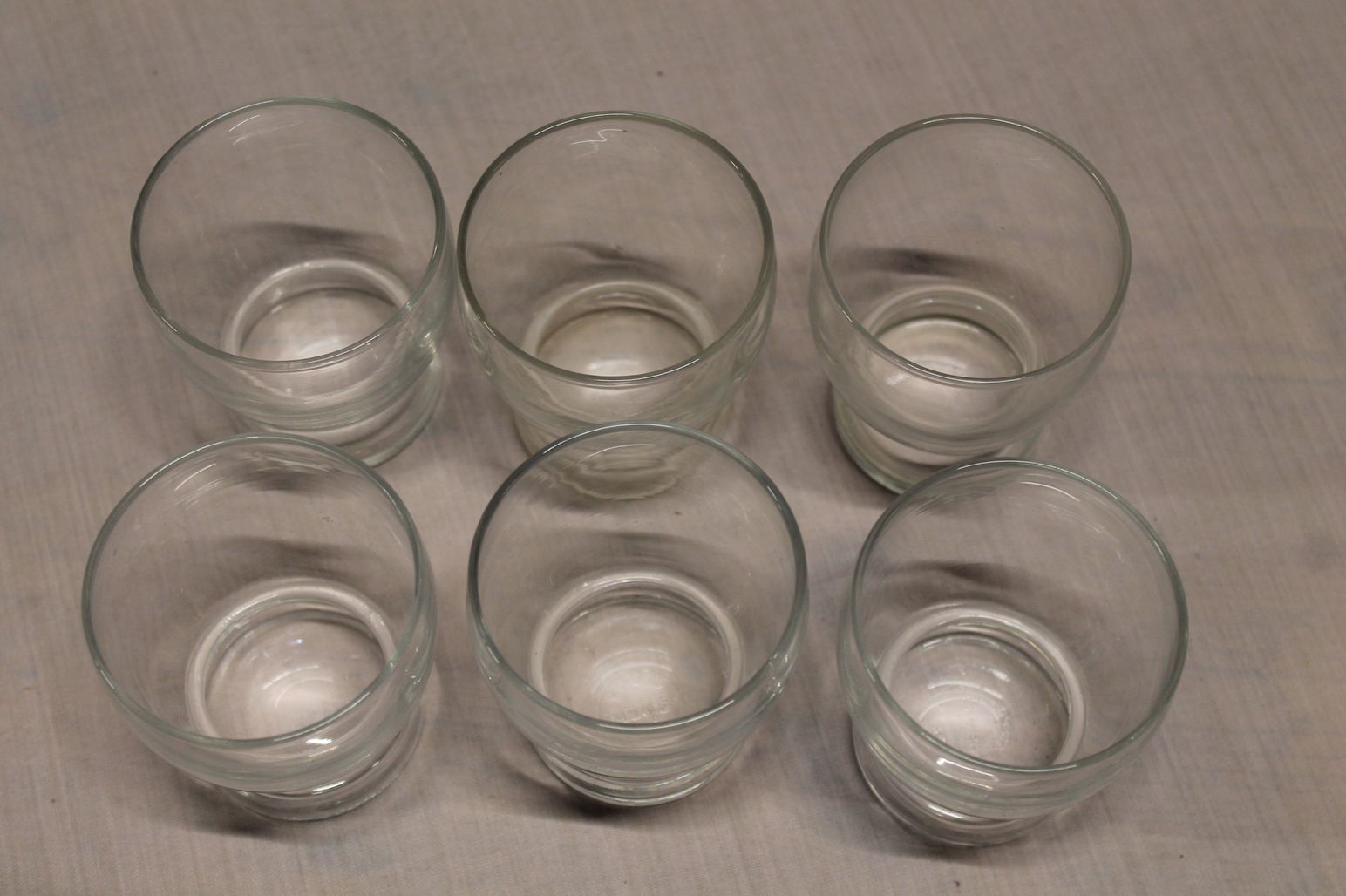 Lot of 6 Duralex glasses