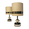 Pair of Delmas lamps