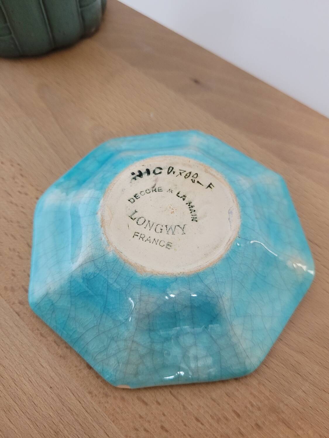 Small Longwy Enamels dish