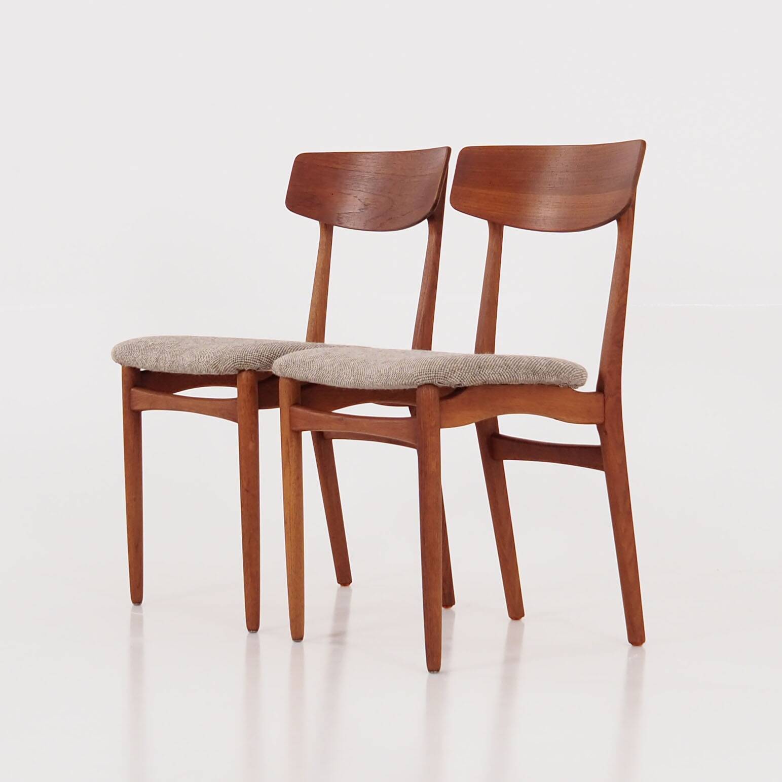 Teak chairs, 1970s design