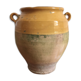 Glassed grease pot