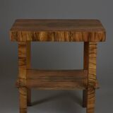 Art Deco Walnut Console Table 1930s