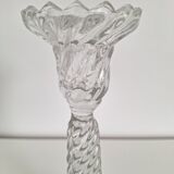 Vintage glass candle holder
