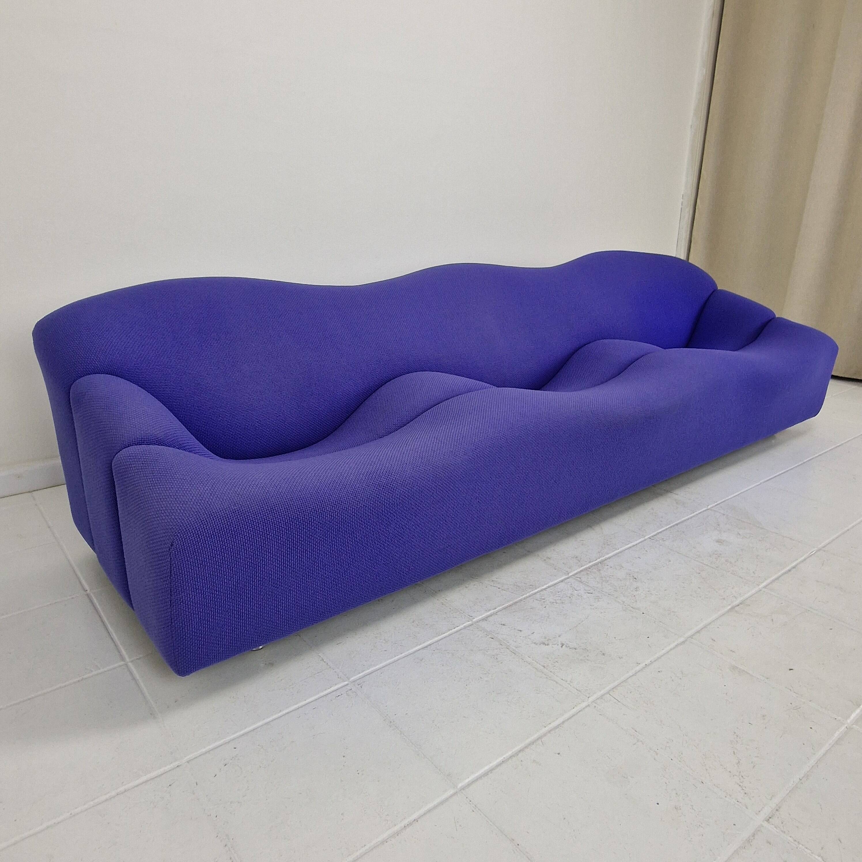 Pierre Paulin for Artifort Rare First Edition ABCD Three-Seat Sofa, 1968