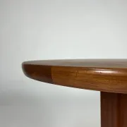 Danish teak dining table round vintage mid-century design VV Mobler