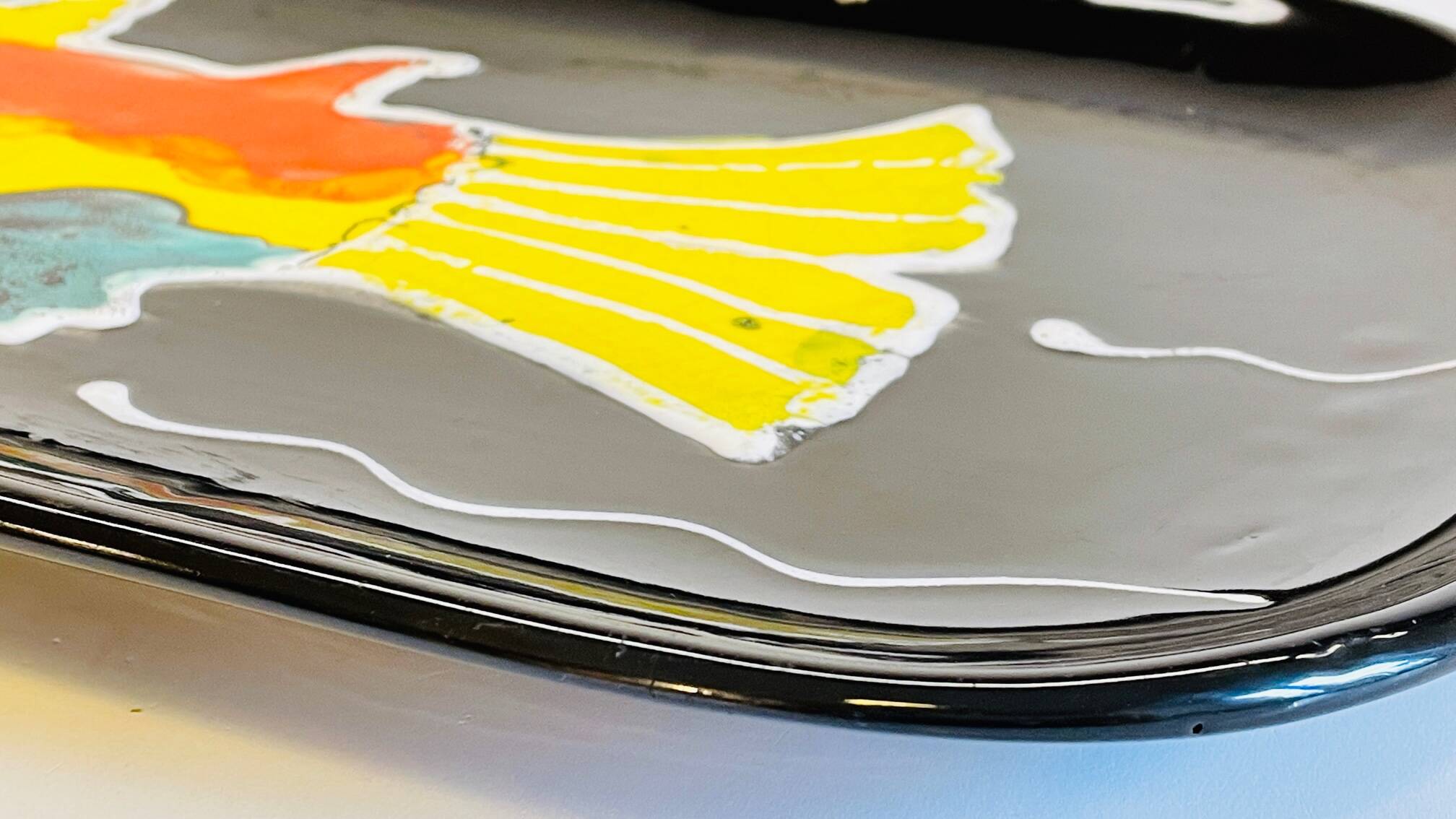 Xl plate niderviller earthenware factory france vintage