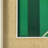 Amleto Dalla Costa, original serigraph framed, Milan Italy 1980s