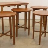 Nesting tables Poul Hundevad vintage