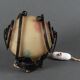 Lampe veilleuse Art Déco ferronnerie martelée 1930 Muller Frères