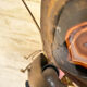 Butterfly wall light Henri Fernandez brass and agate