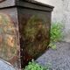 Alsatian wedding chest painted wood old 19th
