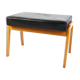 Teak stool and Skaï 60s