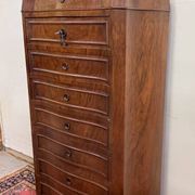 curved secretary in the guise of a Napoleon III period weekly desk