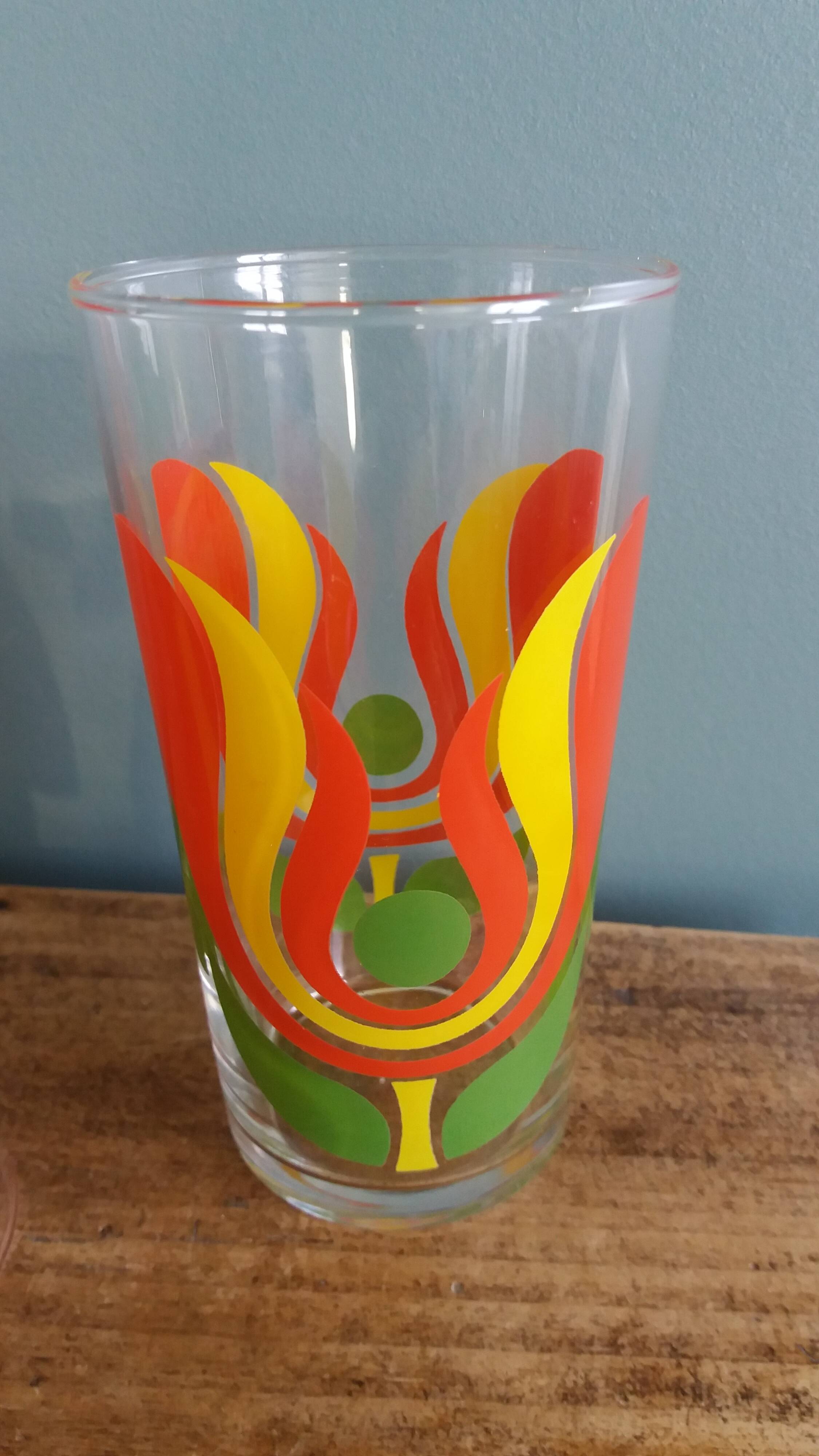 Verres vintage années 70