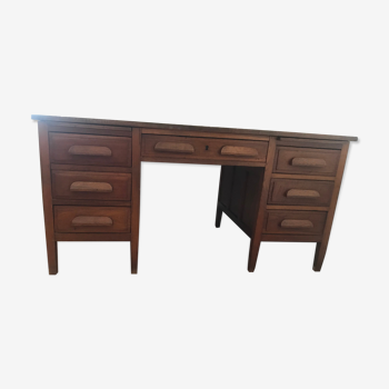 Bureau en chêne style ministre