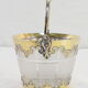 Ice bucket glacons in solid silver vermeil london 1864 victorian era