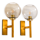 Pair of wall sconces by Holger Johansson.