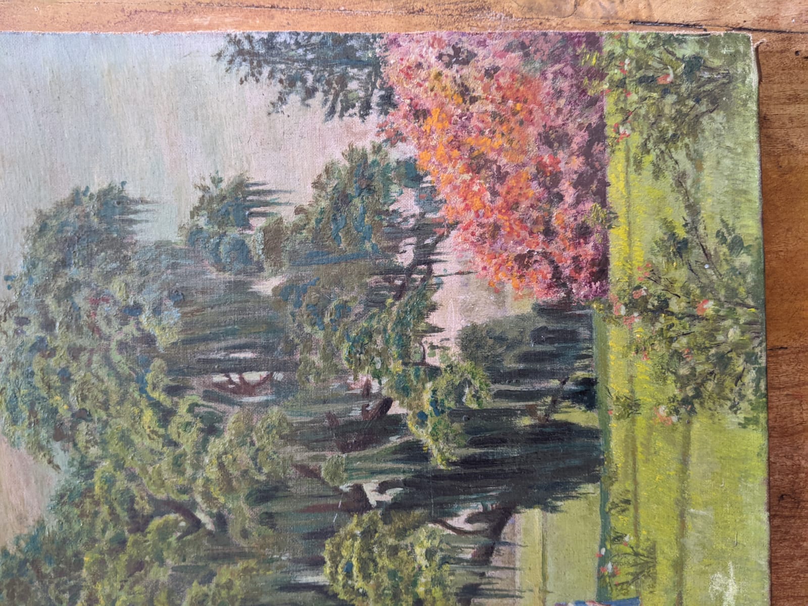 J.Ryck oil painting on cardboard