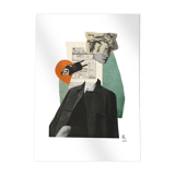 Print Collage Format A3. Mariana, 'A dende te has ido?'