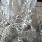 6 red wine glasses 13.5 in crystal auteuil series