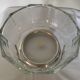 Bowl in crystal and silver Godinger