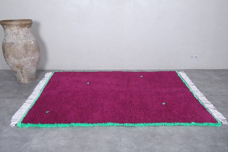 Tapis berbère en laine pure authentique naturel taille 2/3 m