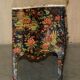 Antique Chinoiserie Commode Hand-Painted with Marble Top