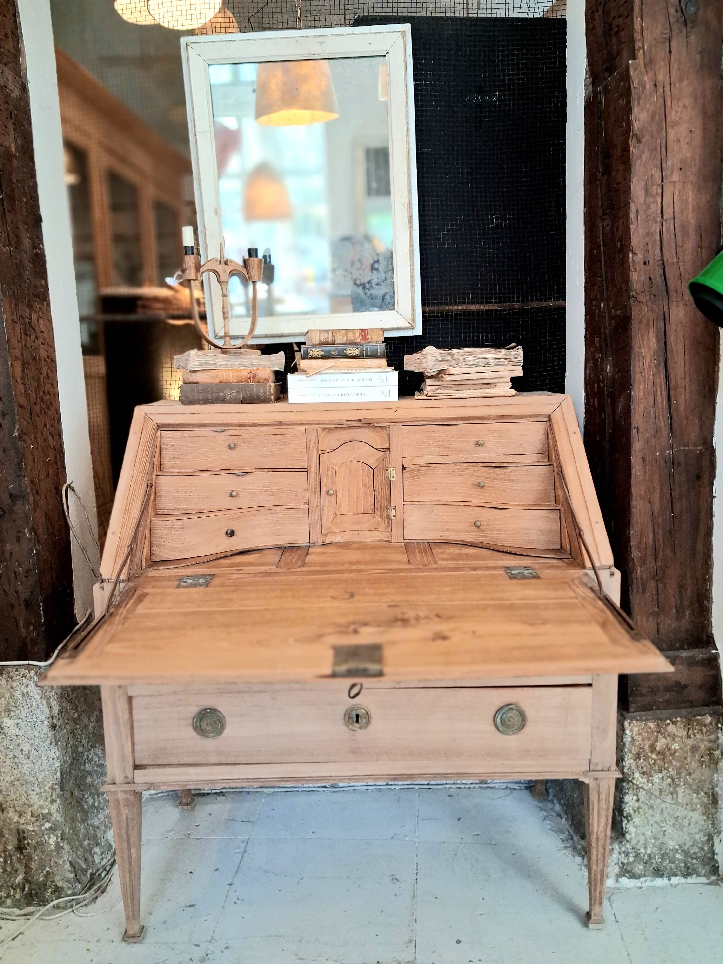 Secrétaire Louis XVI en chêne