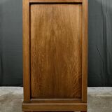 Living Room or Nightstand Table in Oak and Marble, Art Deco – 1930