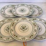 Six Royal Doulton Provençal dinner plates
