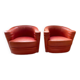 Pair of art deco armchairs