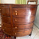 Art Deco work cabinet with 12 drawers in solid wood