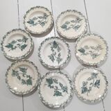 8 Saint Amand des Eaux soup plates