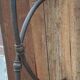 Spanish table with oak lyre legs (19th century)