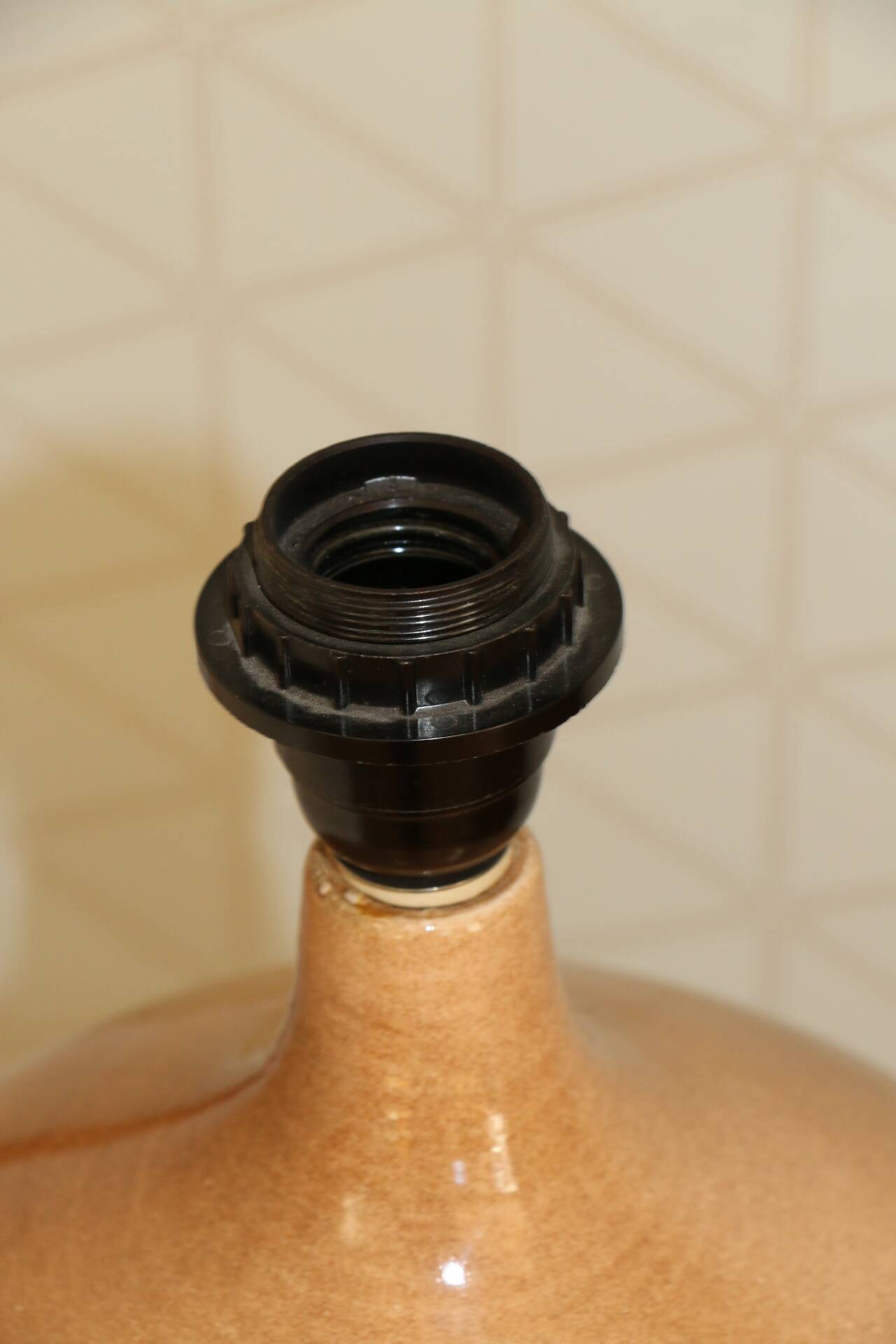 Beige ceramic lamp base 330mm