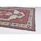 Vintage Turkish Hand-Knotted Wool Cotton Pink Area Rug 192x274