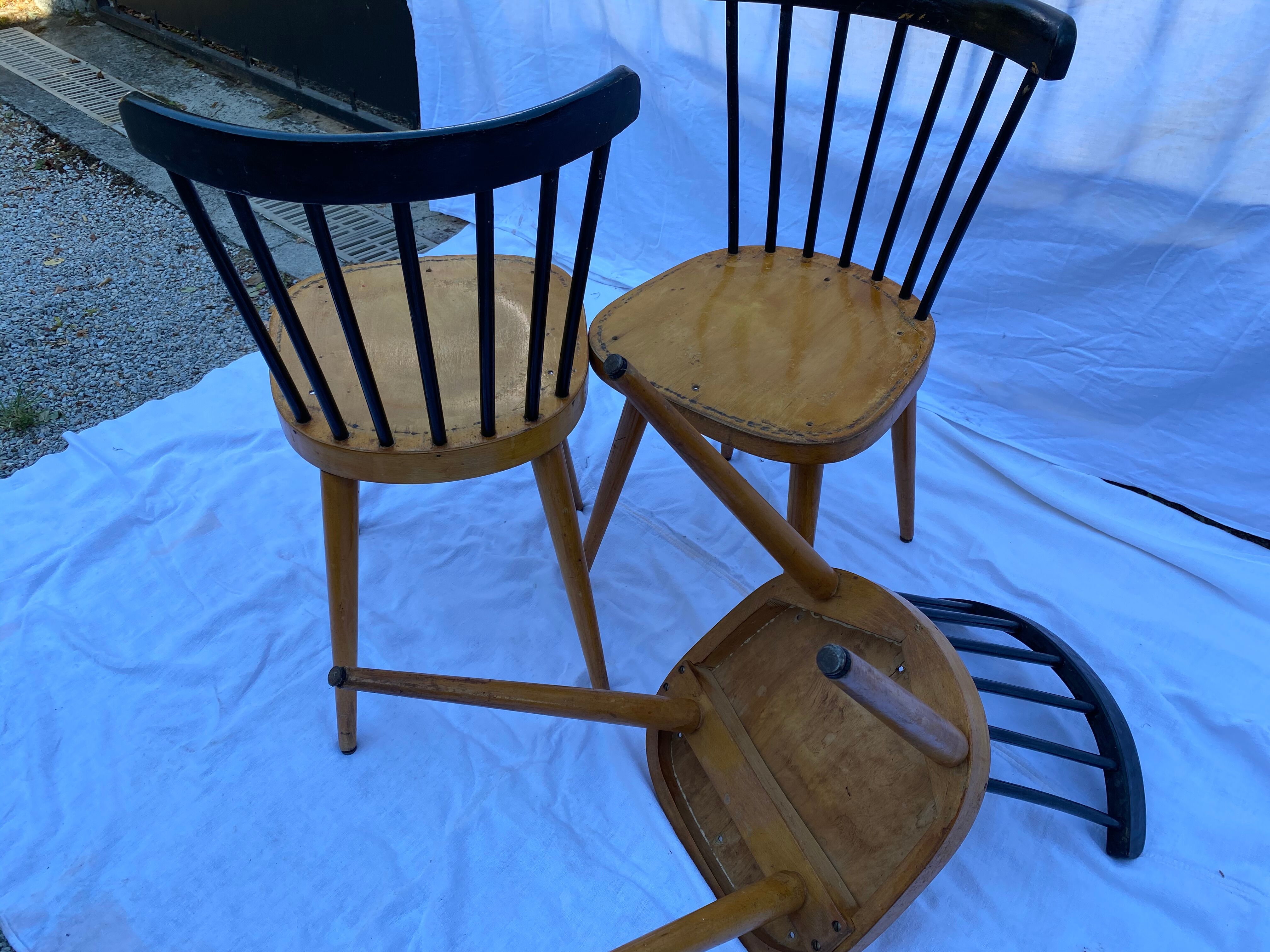 Vintage Baumann chairs 70s