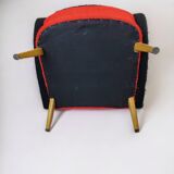 Vintage Rockabilly living room set, sofa bed and armchairs.