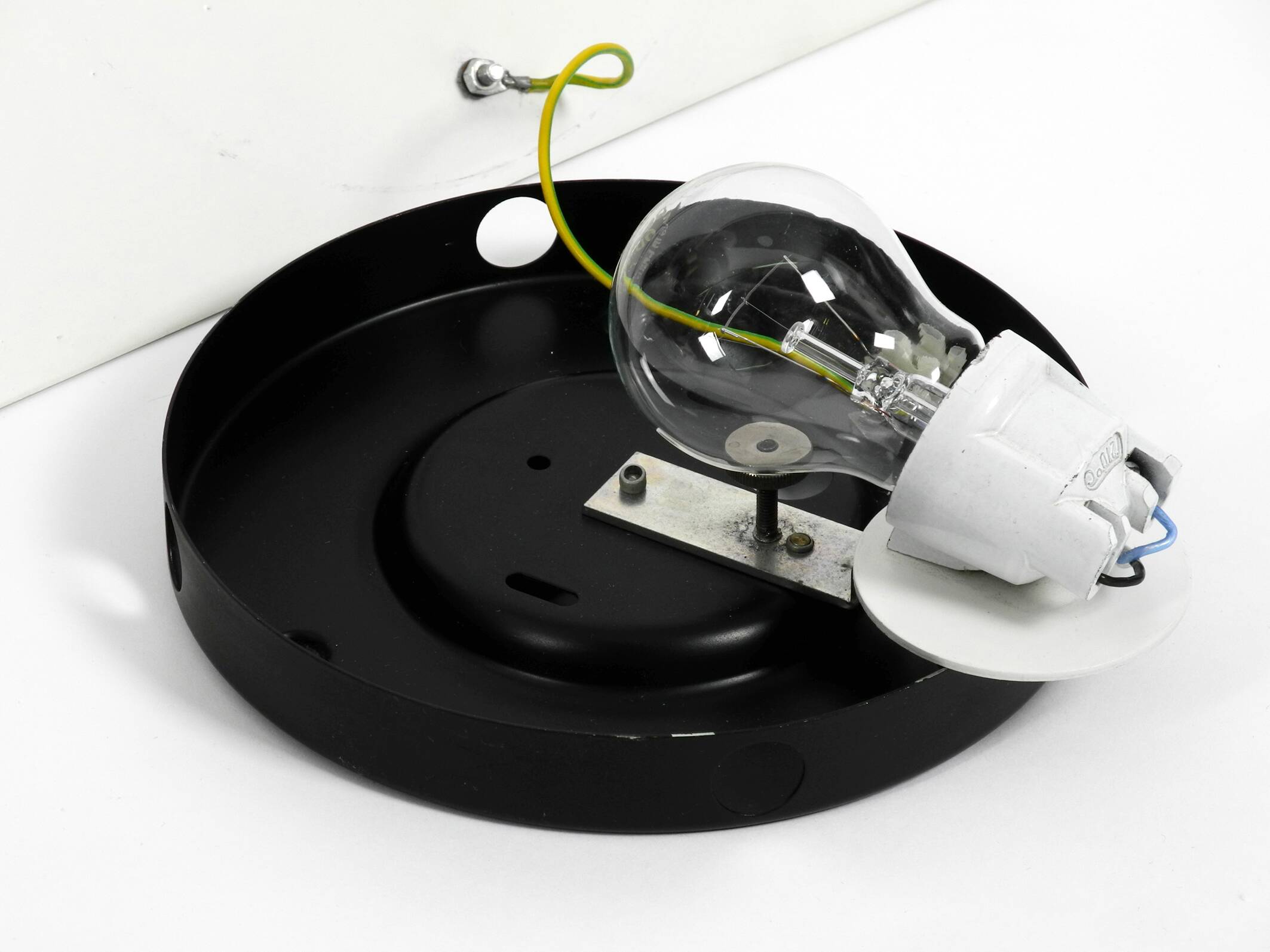 Set of six very rare large 1970s metal wall lights by Staff | Model 2020/21