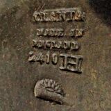 Old planter cache pot bretby clanta n2410 h pottery characters relief