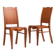 Pair of "Placide of Wood" Chairs by Philippe Starck for Driade, 1989
