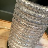 Floor lamp with floral shade 70