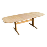 Scandinavian Design Extension Table 1960/70 In Solid Beech