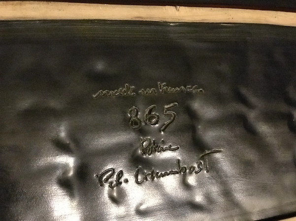 Plat de Pol Chambost signé