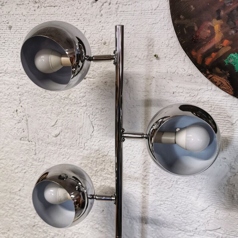 Floor lamp "eye ball" tulip foot