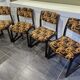 Set of 4 Baumann sled chairs, 1970s