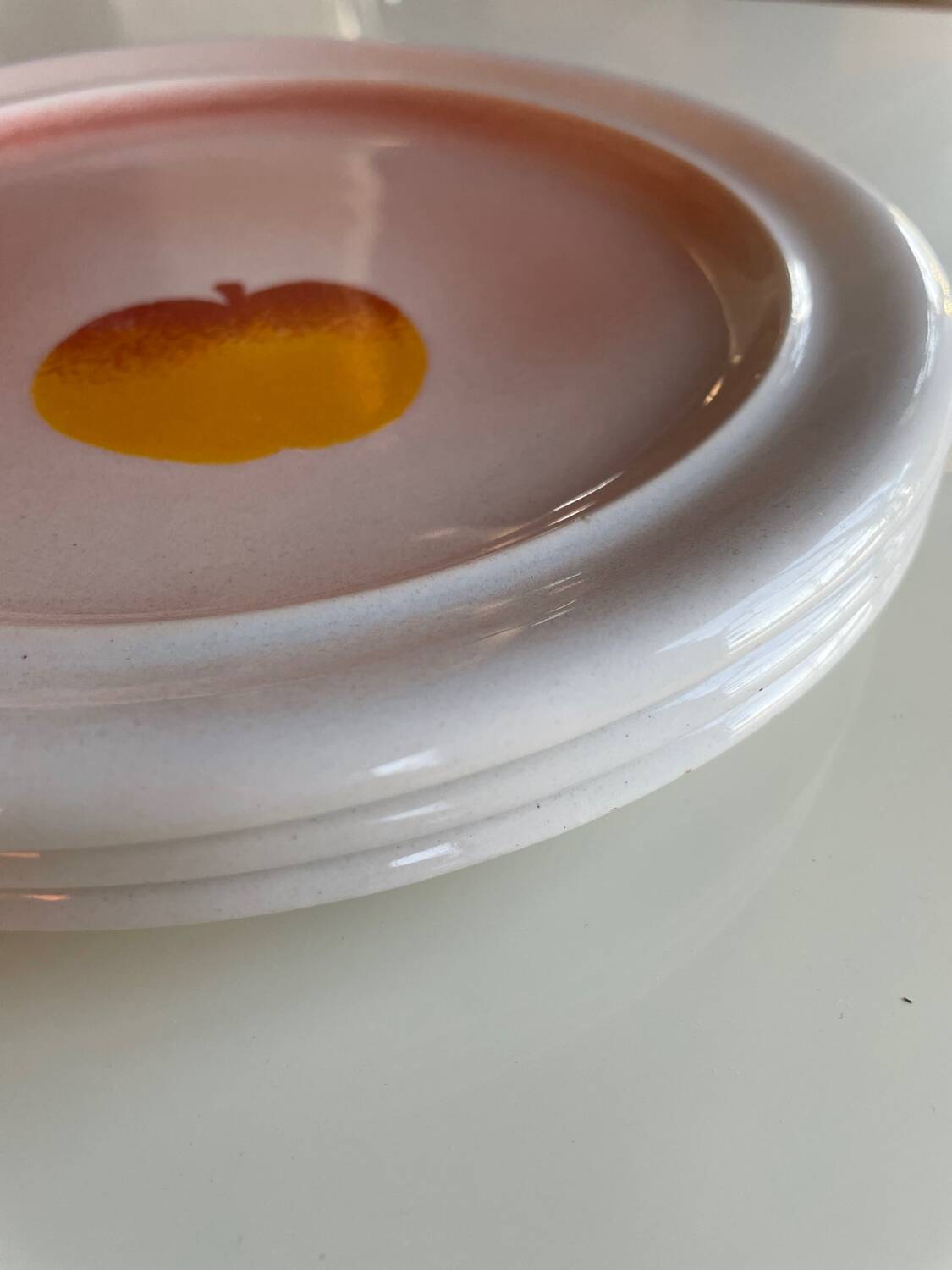 Trio of seventies dessert plates