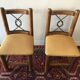 Duo of chairs brutalist style
