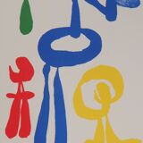 Joan Miró: Surrealist Woman and Her Children - Signed Lithograph