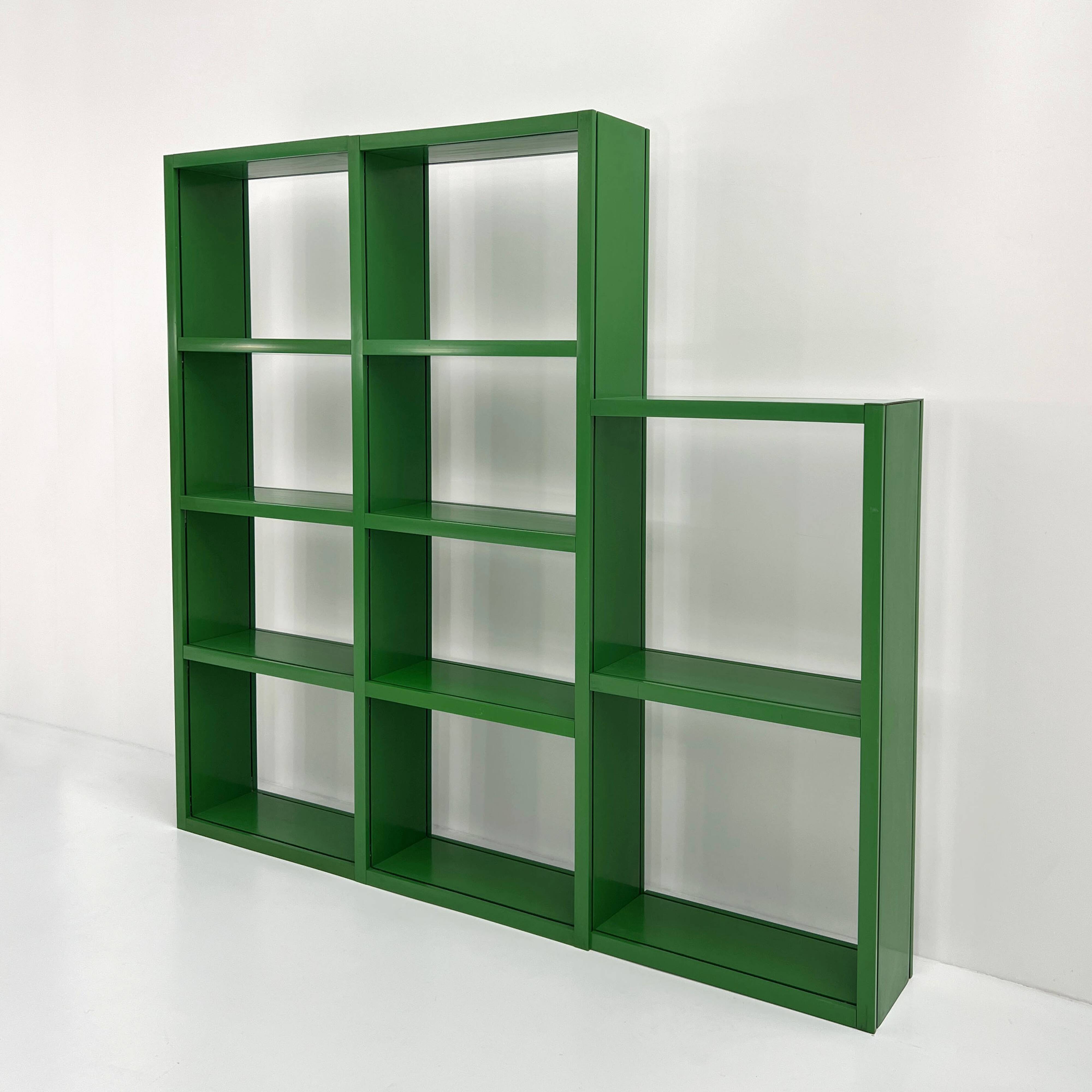 Modular shelf "Dodona 300" green by Ernesto Gismondi for Artemide, 19